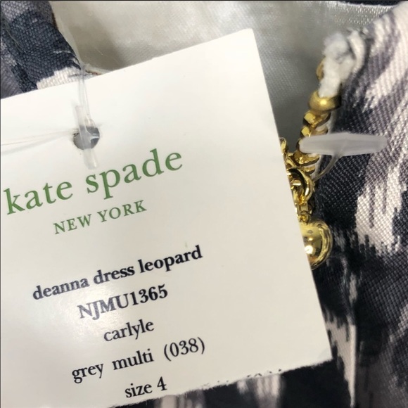 Kate Spade ‘Deanna’ Leopard Print Dress - Picture 6 of 7